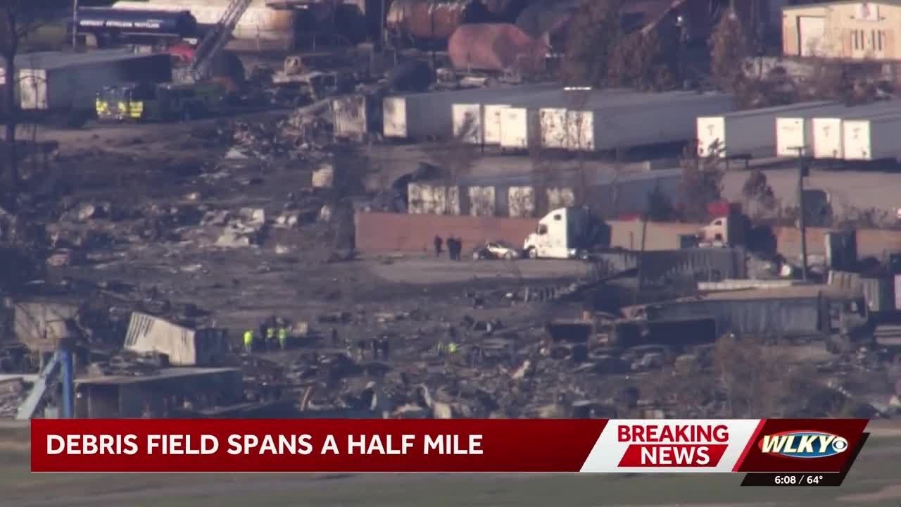 Debris field spans nearly a mile after fatal plane crash in Louisville; how to report it