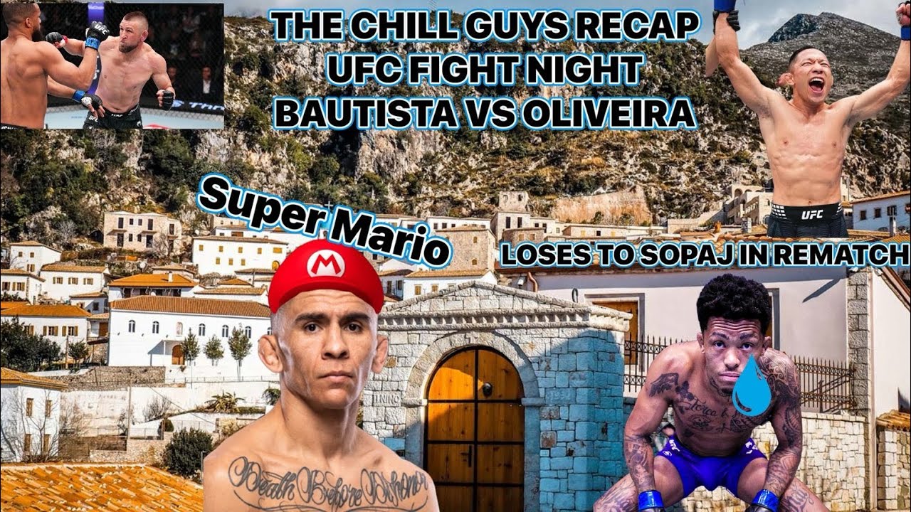 The Chill Guys Show UFC Bautista Vs Olivera Recap