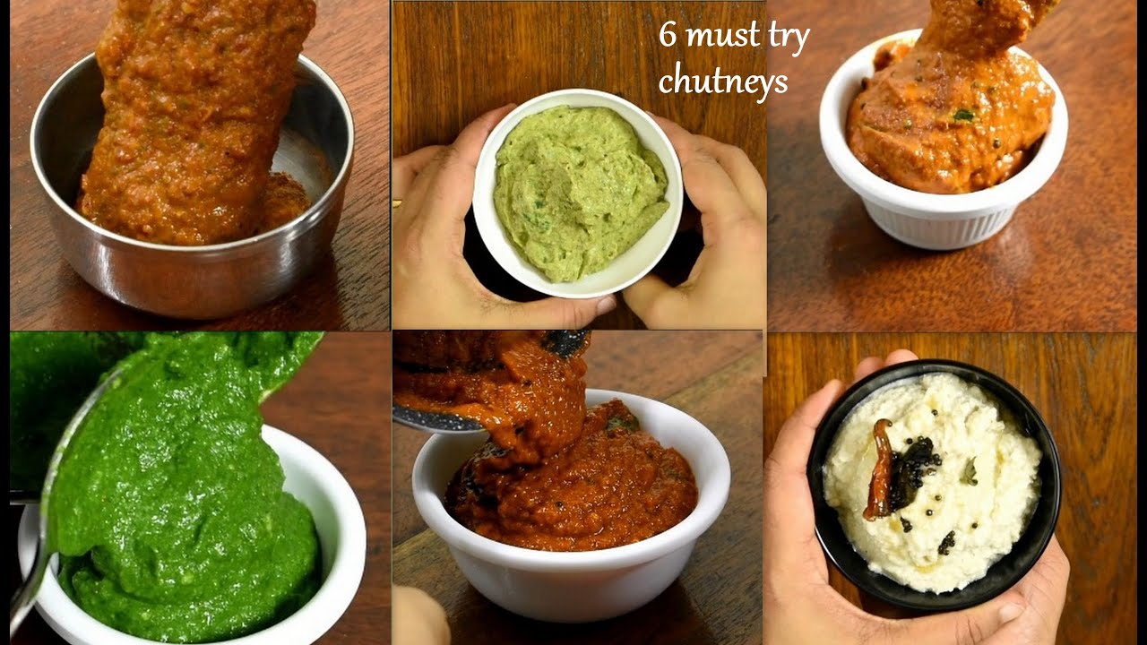 6 must try chutney recipes | chutneys for dosa/idly/rice