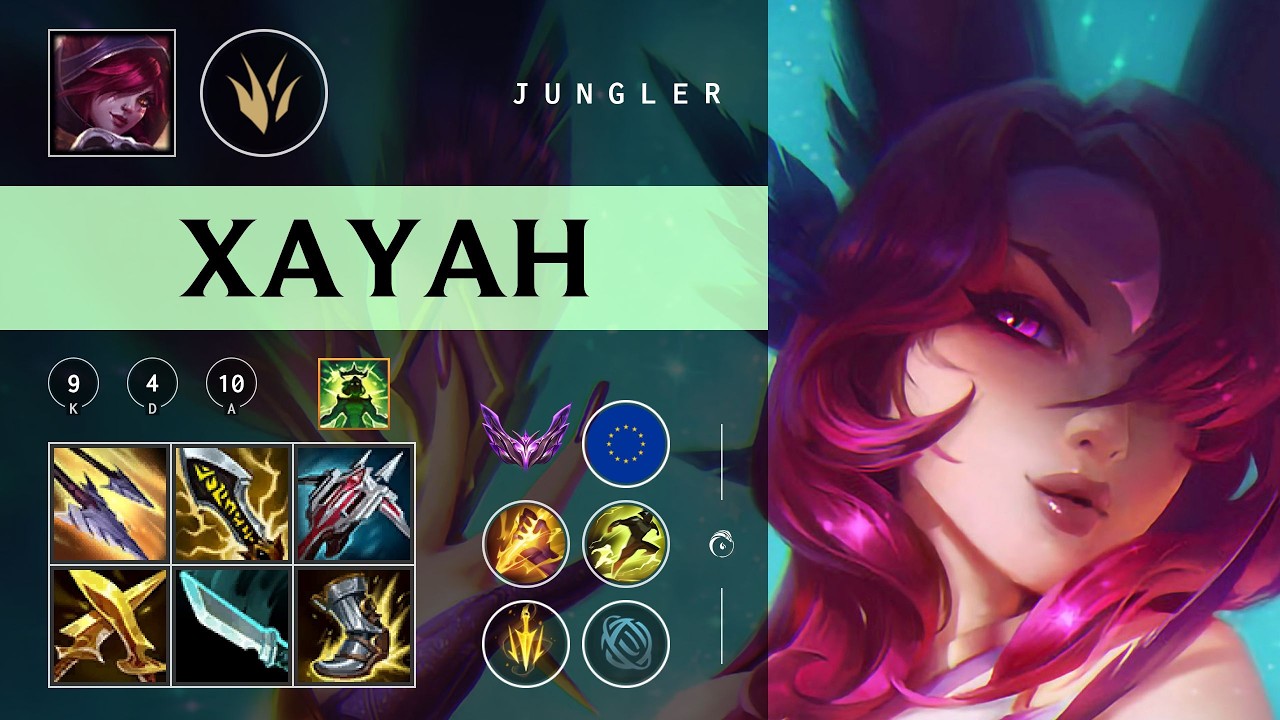 Xayah Jungle vs Zaahen - EUW Master Patch 26.04