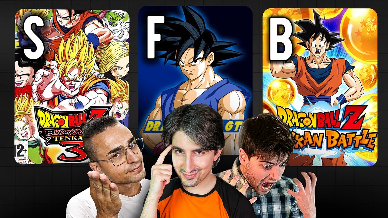 TIER LIST MIGLIORI VIDEOGIOCHI di DRAGON BALL 👀 (tocca litigare) PARTE 1 con il TRIO TARALLO