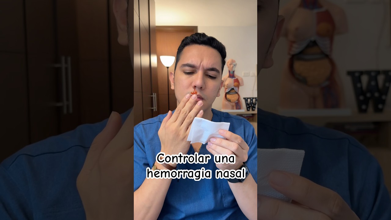 As&iacute; puedes controlar una hemorragia nasal desde casa.