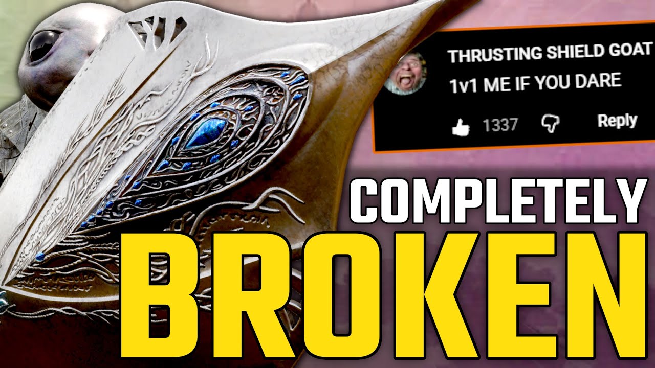 Thrusting Shields are The Most BROKEN Weapons in Elden Ring and This Guy Proves It