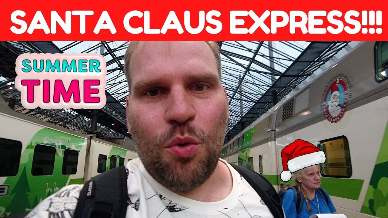 Arctic Night Train To Santa's Village In Finland