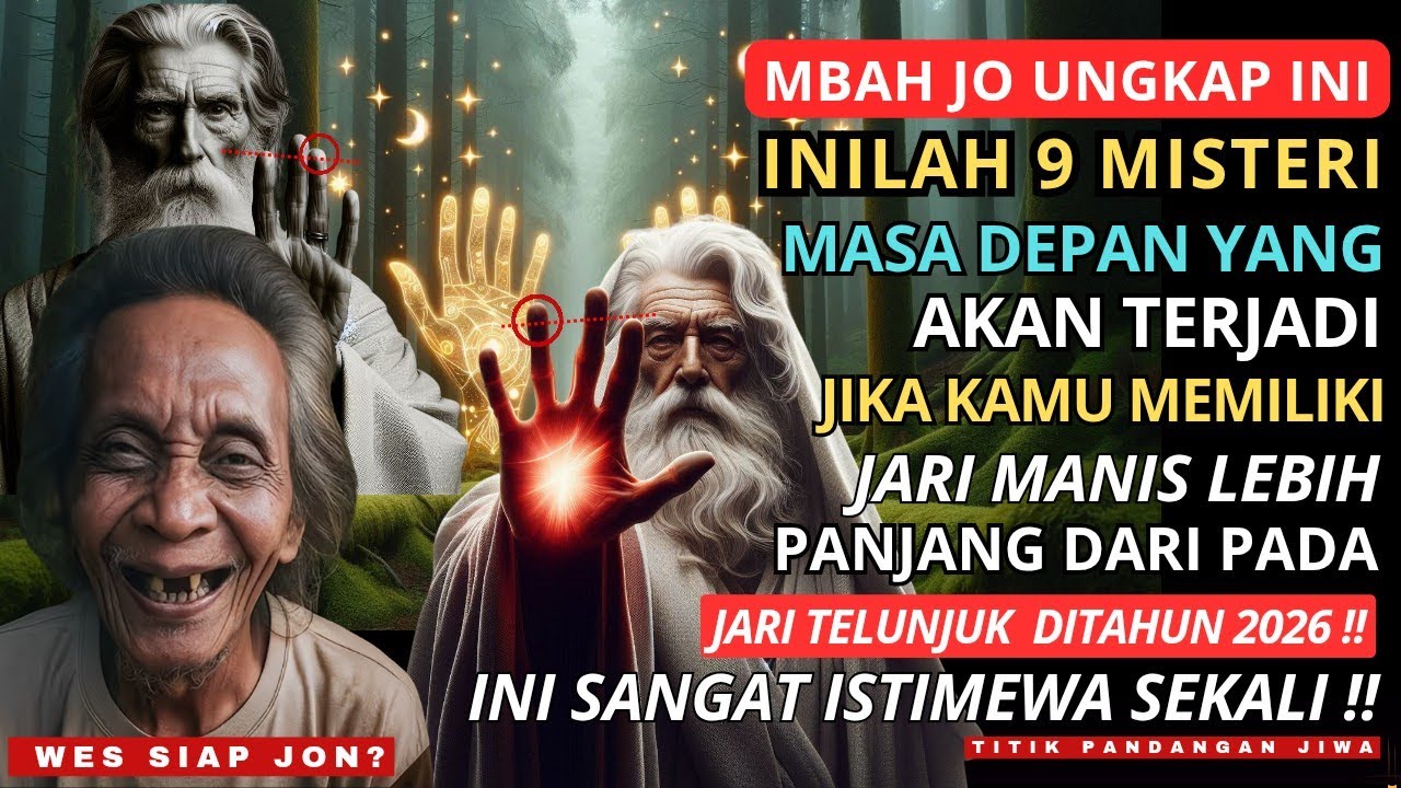 JIWA TERPILIH💫 BIKIN KAGET! INILAH 9 MISTERI MASA DEPAN TAHUN 2026 BAGI PEMILIK JARI MANIS-MBAH JO😱🚀