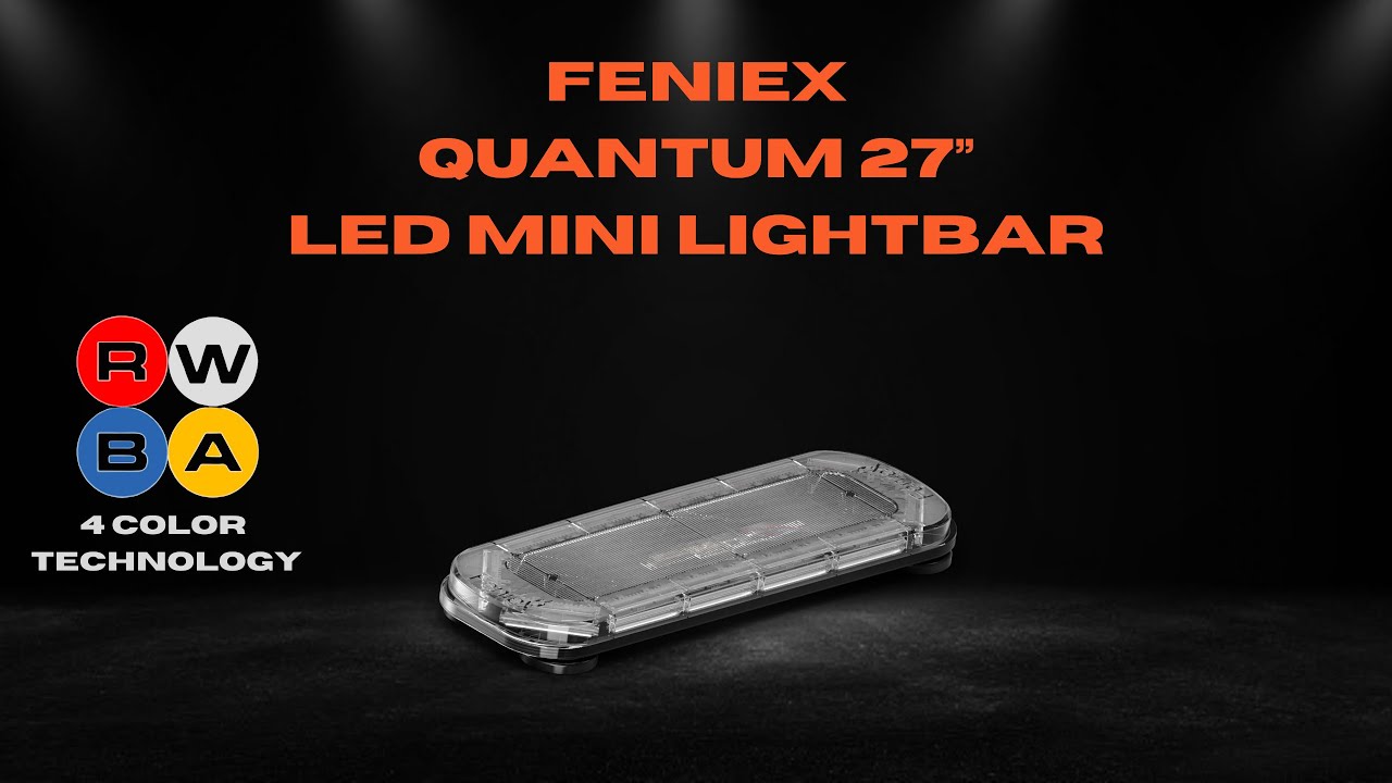 Feniex Quantum 27in Mini Lightbar - Full Vid