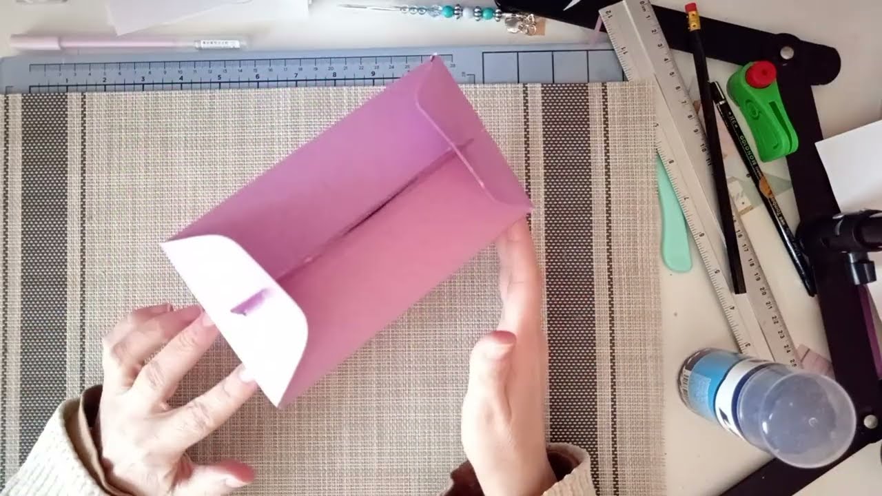 Troquelando sin troqueladora troquel de caja grande #manualidades #troqueles #diy