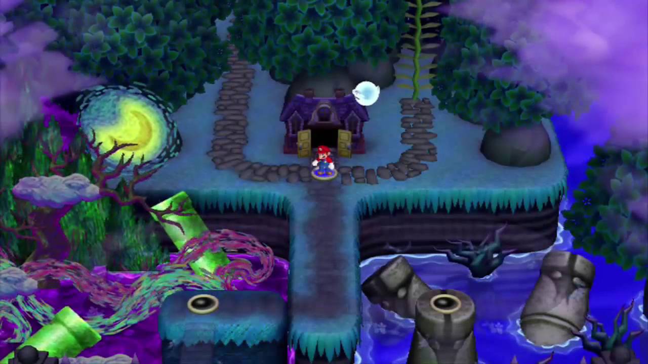 New Super Mario Bros. U - Limonadendschungel-Geisterhaus - Lichtlos-Labyrinth (+ Geheimausgang)