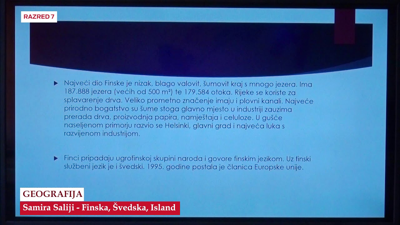 B7225   Geografija   Finska, Švedska, Islande   Samira Saliji