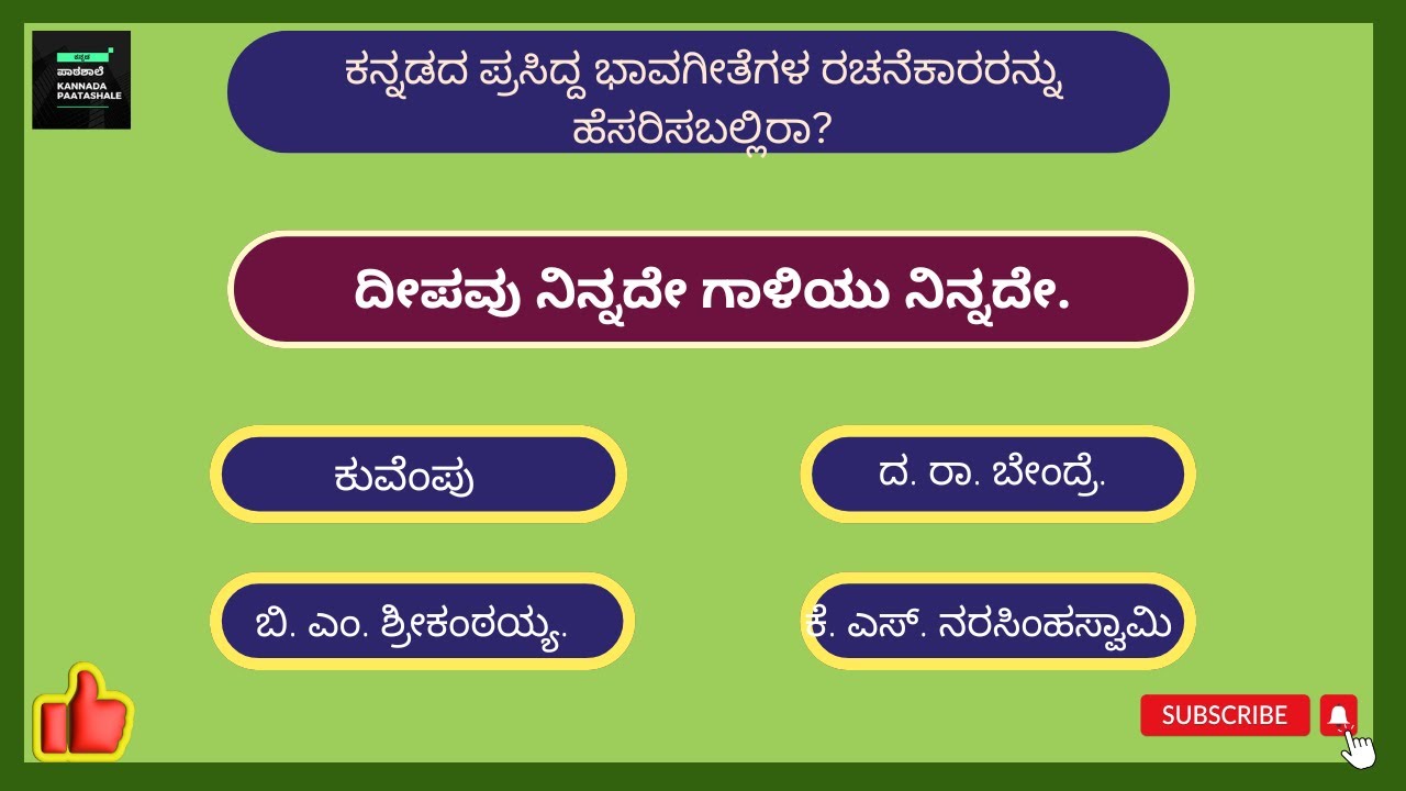 Kannada Literature Quiz: Test Your Knowledge!