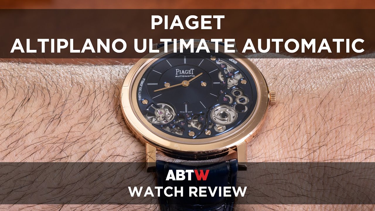 Обзор ультратонких часов Piaget Altiplano Ultimate Automatic