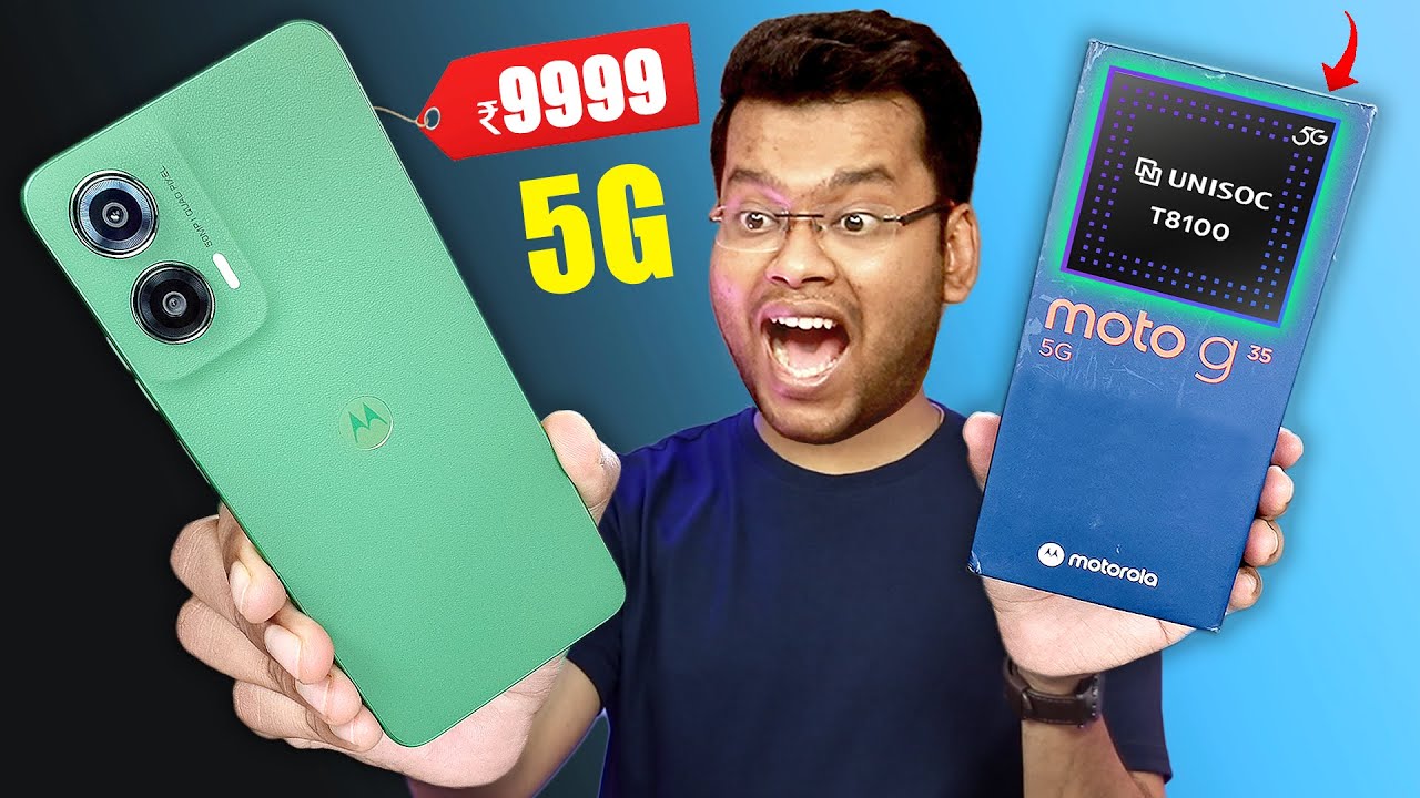 MOTO G35 Review ⚡️⚡️ Best Smartphone under 10000 ft. UNISOC T8100 5G Processor | MOTO G35 5G Review