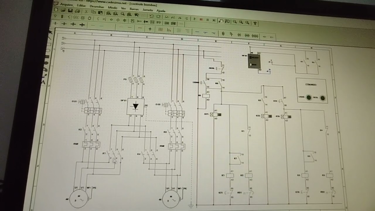 Partindo uma soft starter ligando mais de um motor em sistema de bypass.
