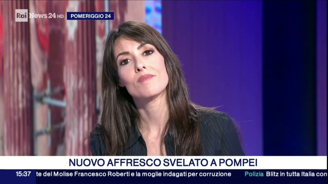 La nuova megalografia di Pompei. Intervista a pomeriggio24 Rainews 26-2-2025