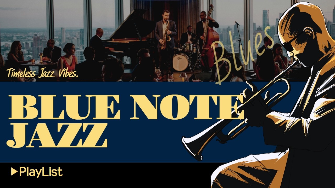 [🎷Blue Note Jazz] ▶Playlist — Gentle Jazz Piano & Sax | Study and Reading Ambience