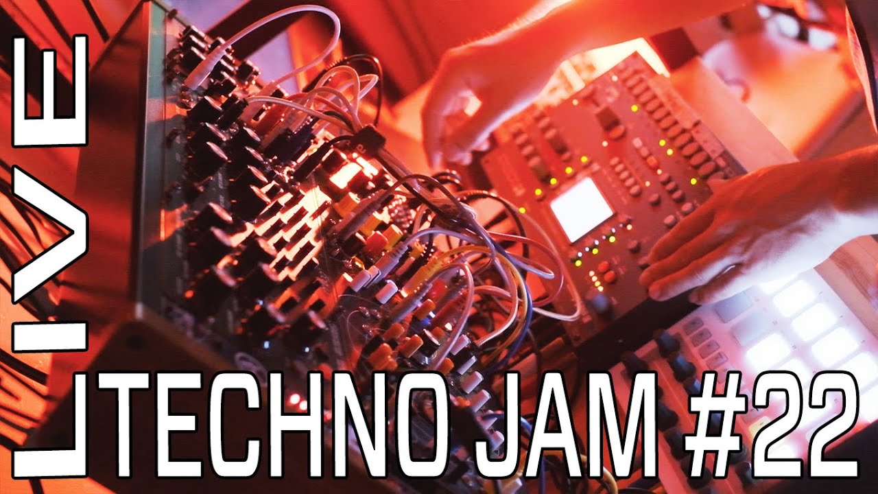 Jam #22 QUADRANTID SWARM + DFAM + Octatrack Modular Techno Live Jam