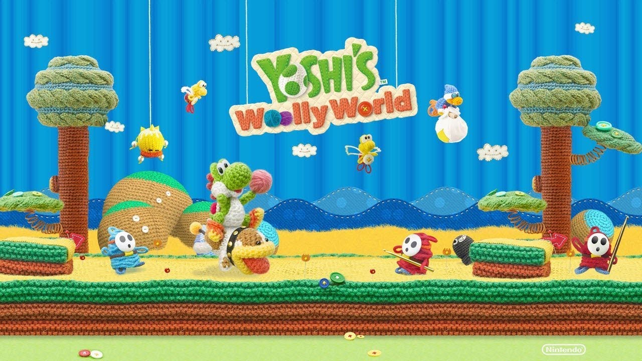Yoshi's Woolly World 100% Walkthrough - World 2-1 Across The Fluttering Dunes