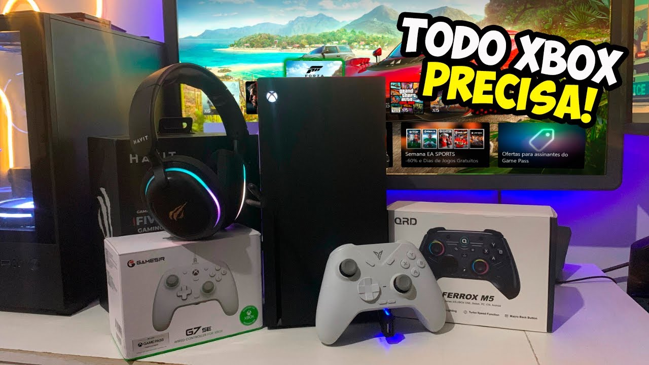 MELHORES ACESSORIOS DE XBOX SERIES S|X que você PRECISA TER!