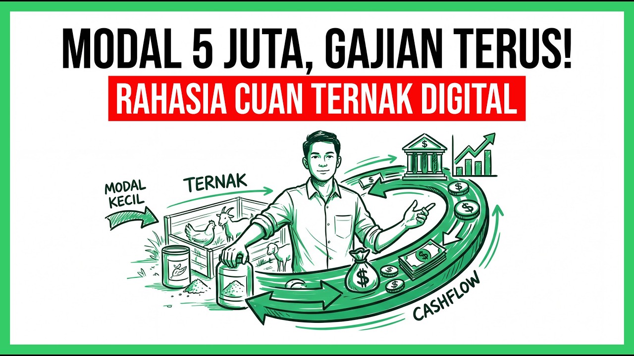 BISNIS TERNAK DIGITAL: Investasi 5 Juta di Desa yang Menghasilkan Cashflow Rutin Tiap Panen
