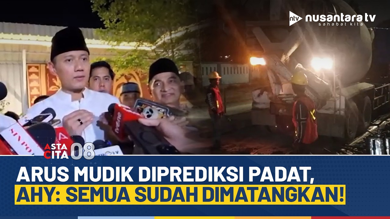 Pemerintah Matangkan Langkah Pengendalian Lalu Lintas Selama Mudik Lebaran | ASTA CITA 08