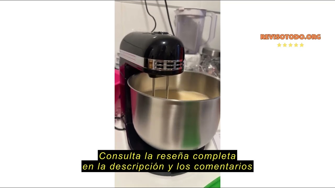 Reseña del JOCCA - Batidora amasadora respostería 350W con autorrotacion por friccion, 5 velocidades