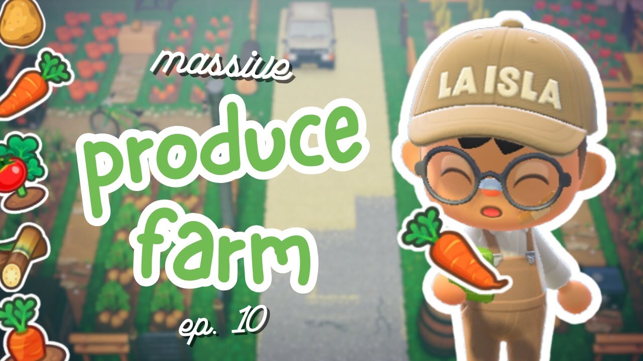 HUGE farm build (ep. 10) // ACNH Spring-core// Animal Crossing New Horizons
