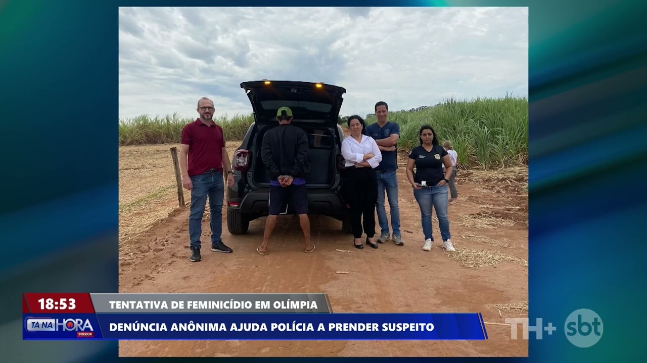 Homem que tentou matar ex a facadas em Ol&iacute;mpia, se entrega &agrave; pol&iacute;cia