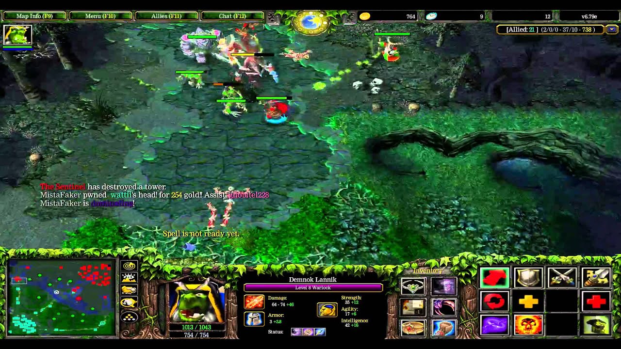 Dread стрим 23.01.2014 #3. WC3.