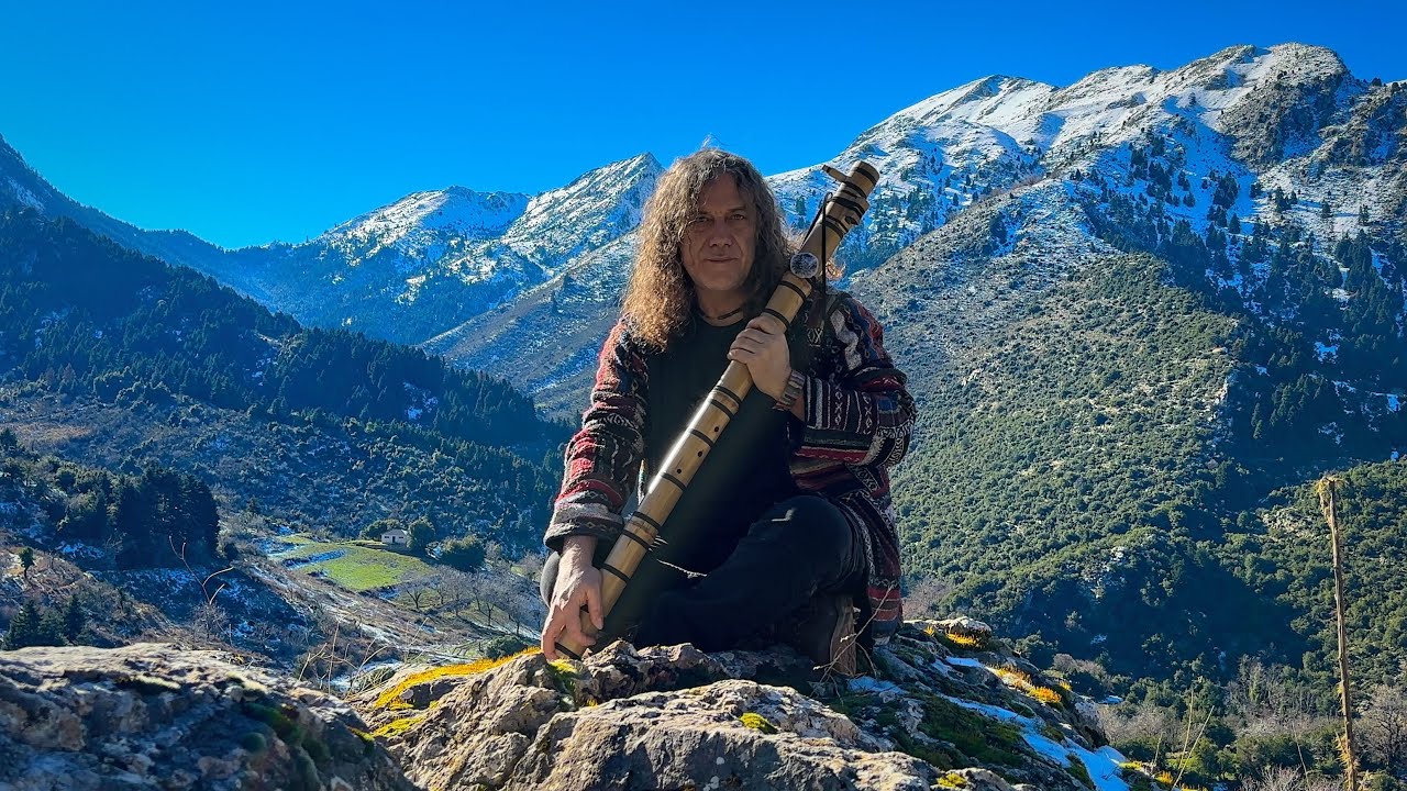 Shamanic Native American Flute Snow Mountains Meditation