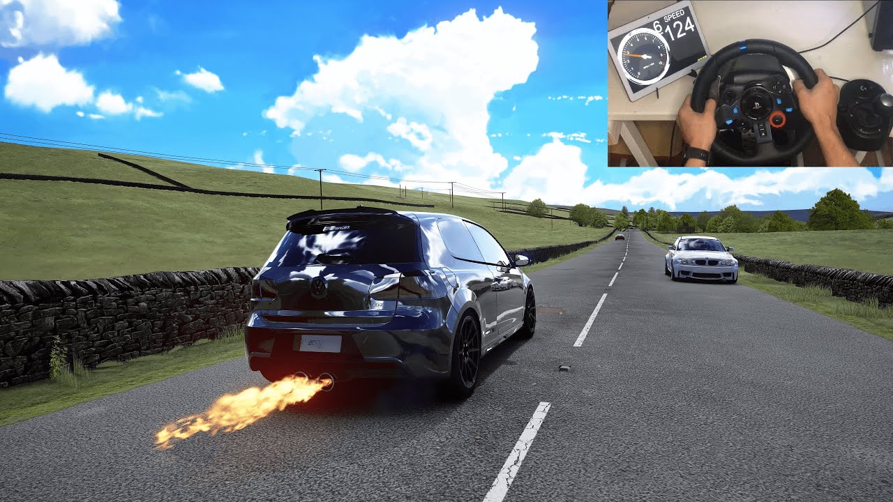 Assetto Corsa | Volkswagen Golf MK6 R | Steering Wheel Gameplay