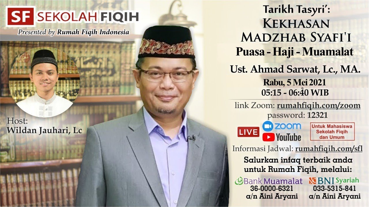 Fiqih Khas Madzhab Syafi'i (Puasa - Haji - Muamalat) - Ust Ahmad Sarwat, Lc,. MA,.