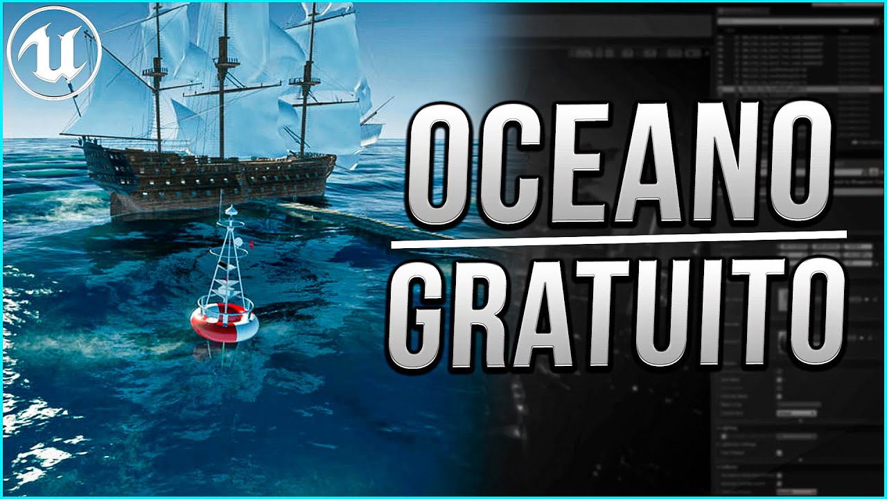 OCEAN GRATUITO PARA SEU JOGO NO UE5 - Testando o Ocean Project