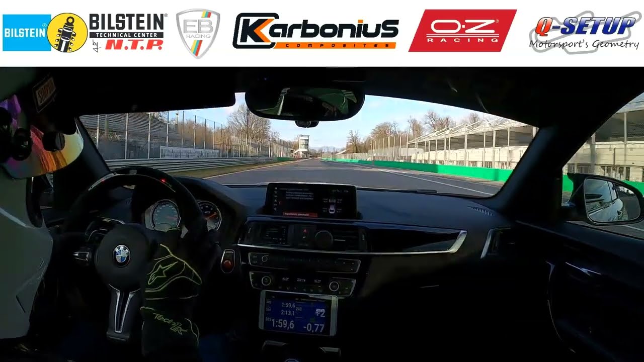 BMW M2 Competition F87N OnBoard- 1:59.6 Monza Circuit