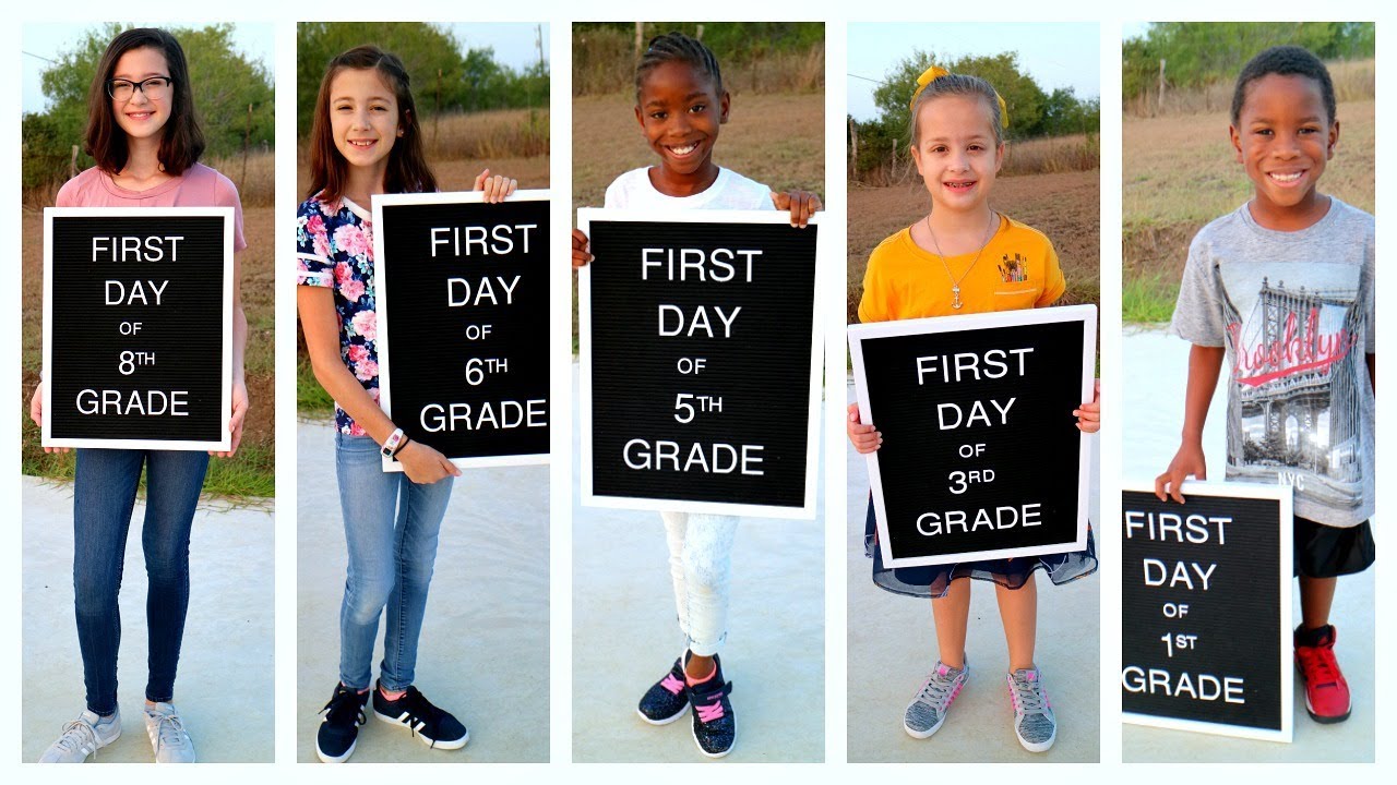 First Day of School! Back to School 2018