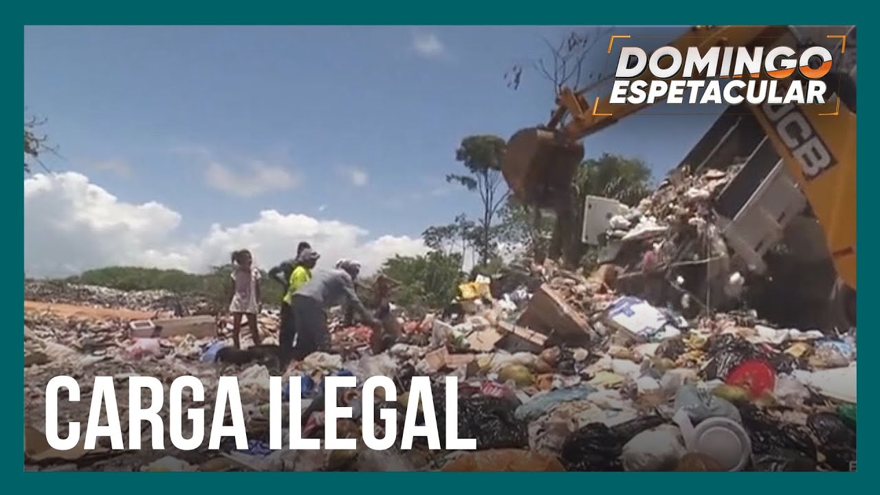Exclusivo: quadrilhas importam toneladas de lixo para o Brasil