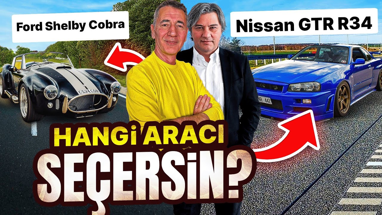 Hangi Otomobili Seçersin? | Nissan R34, Ford Shelby, Mercedes 300sl