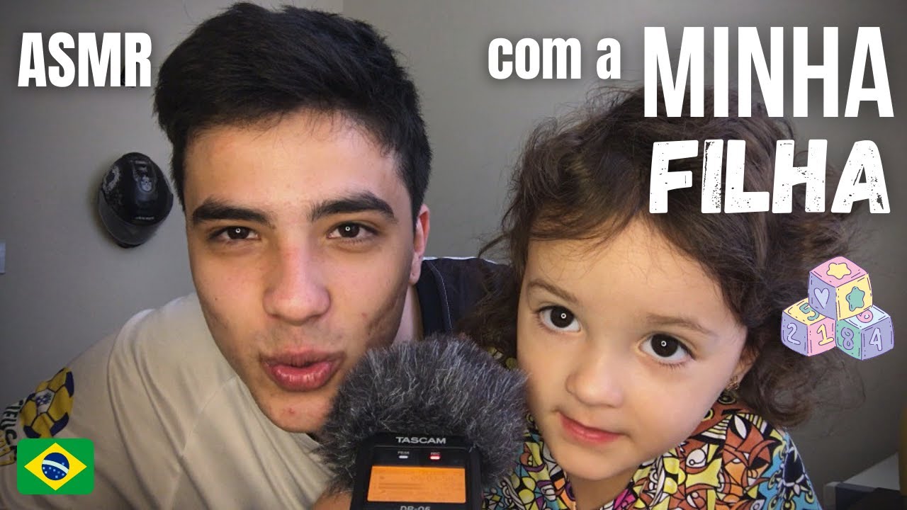 ASMR COM A MINHA FILHA DE 3 ANOS - Binaural