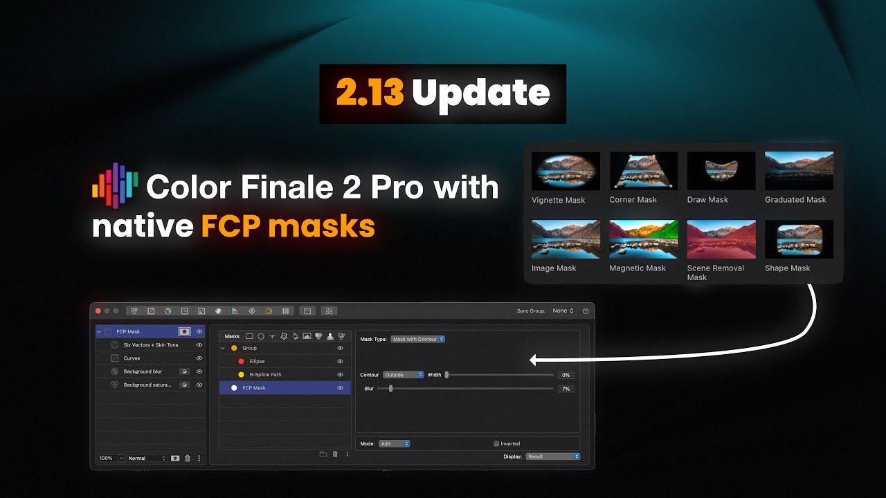 What's new in Color Finale 2 Pro version 2.13
