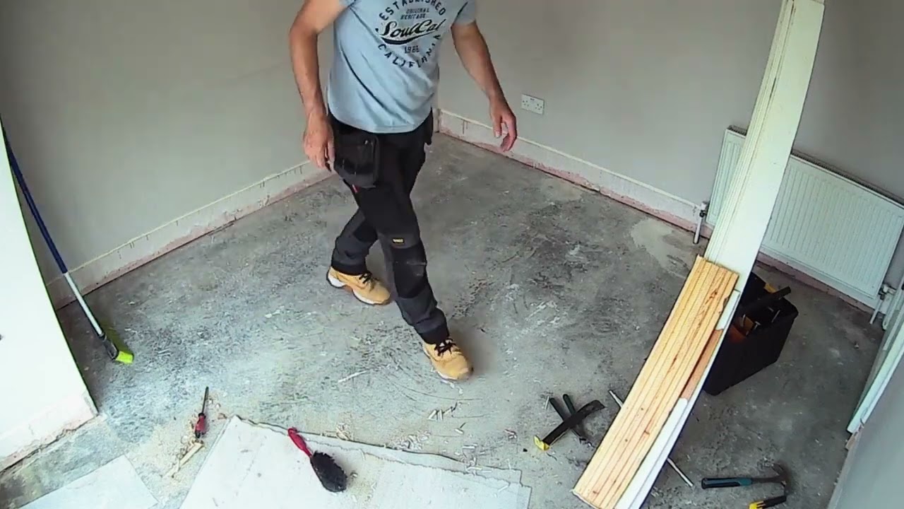 Prepare Subfloor for Laminate Flooring before installation