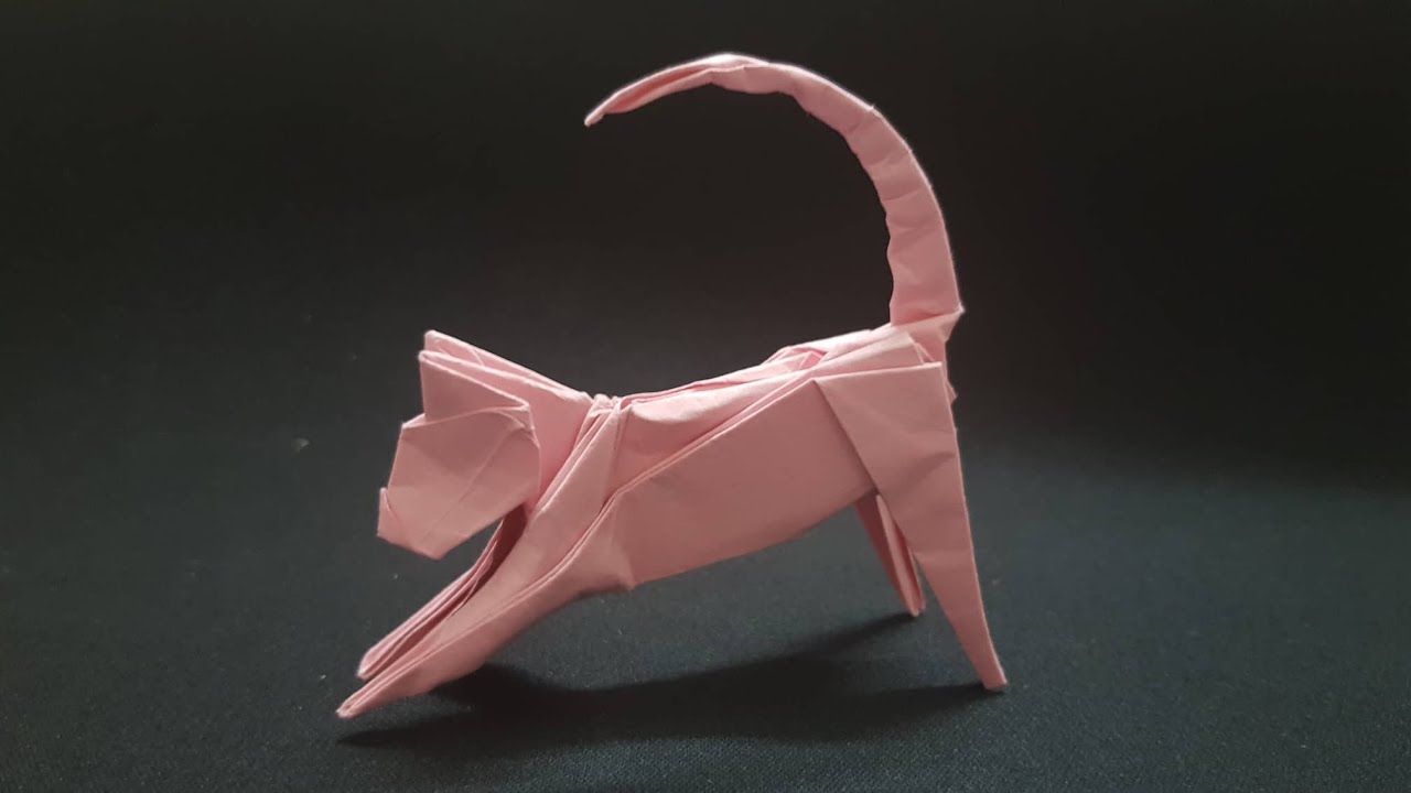 ORIGAMI - Gấp Con Mèo #4 || Origami Cat