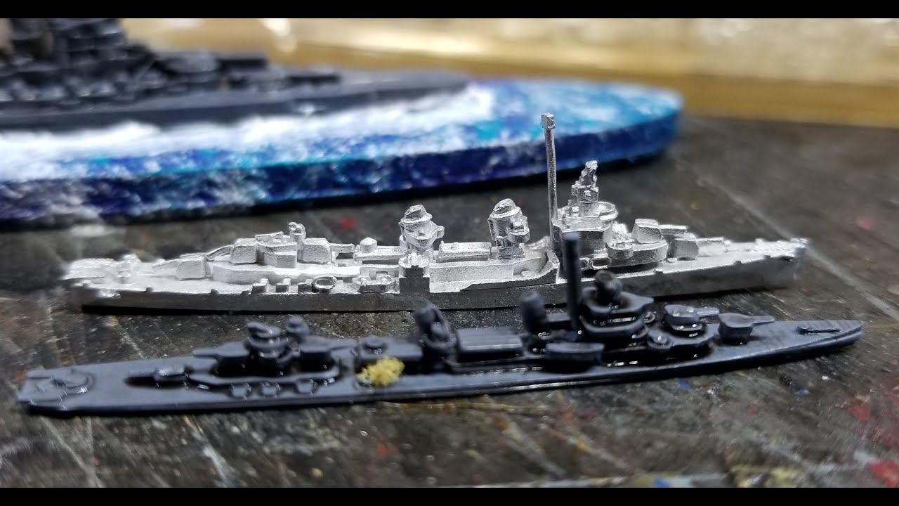 3D Printing 1/2400th WWII Naval