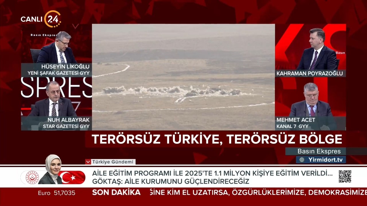 Kahraman Poyrazoğlu ile “Basın Ekspres” /Terörsüz Türkiye Kararlılığı – 24 02 2026