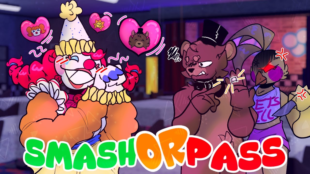 Freddy and Jackie REVEAL Their CRUSHES in FNAF SMASH or PASS…
