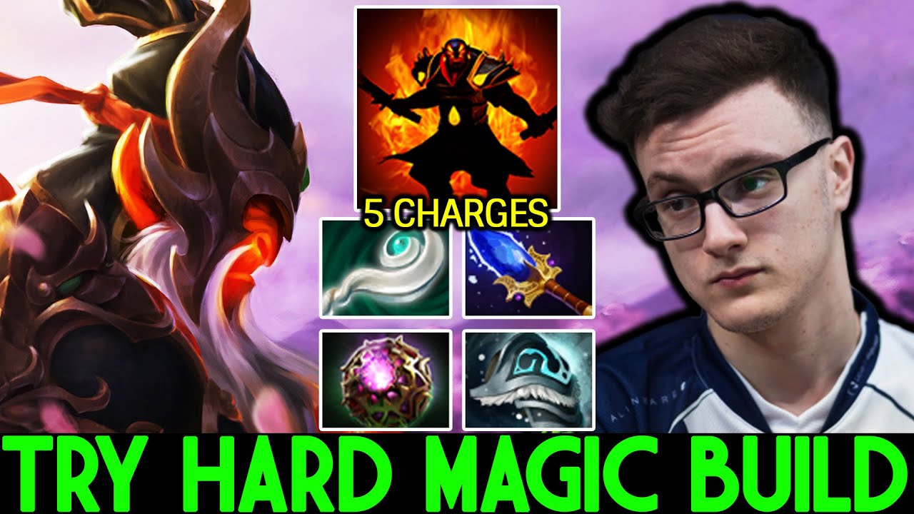MIRACLE [Ember Spirit] Try Hard Full Magic Build Beautiful Plays 7.26 Dota 2