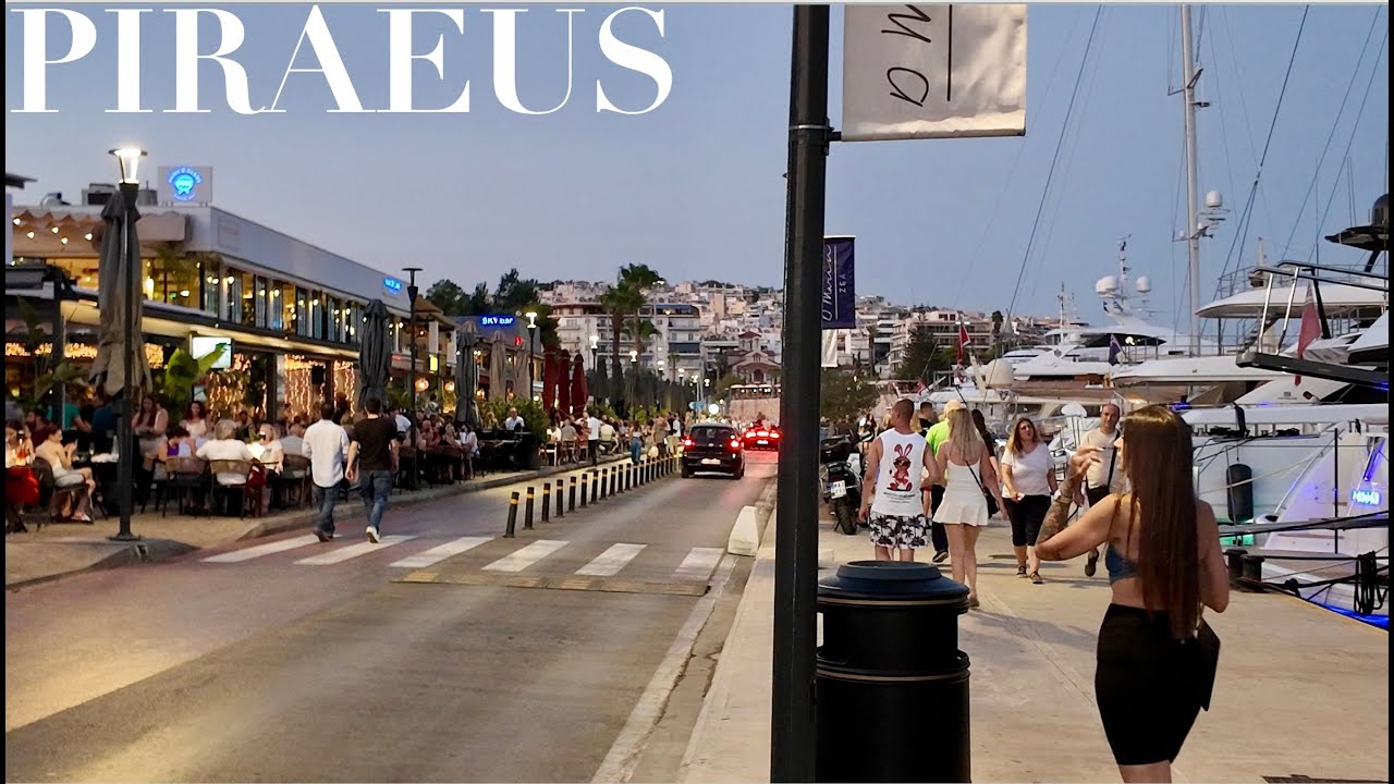 Piraeus Greece | Evening Walk in the Port City of Athens