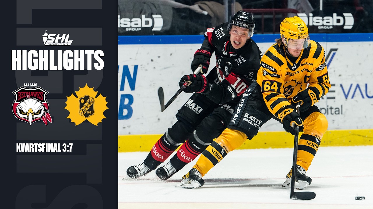 Malm&ouml; vs Skellefte&aring; | 27 mars 2026 | Highlights