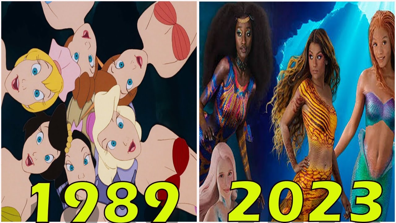 Evolution of Ariel's Sisters(1989-2023)