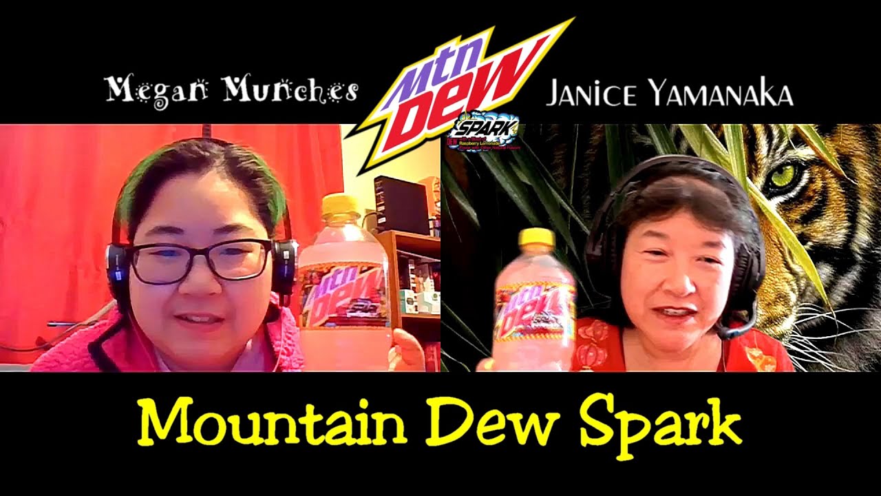 Mtn Dew Spark collab with Megan Munches #2022WinterWonderSnacks #Quarantine2022
