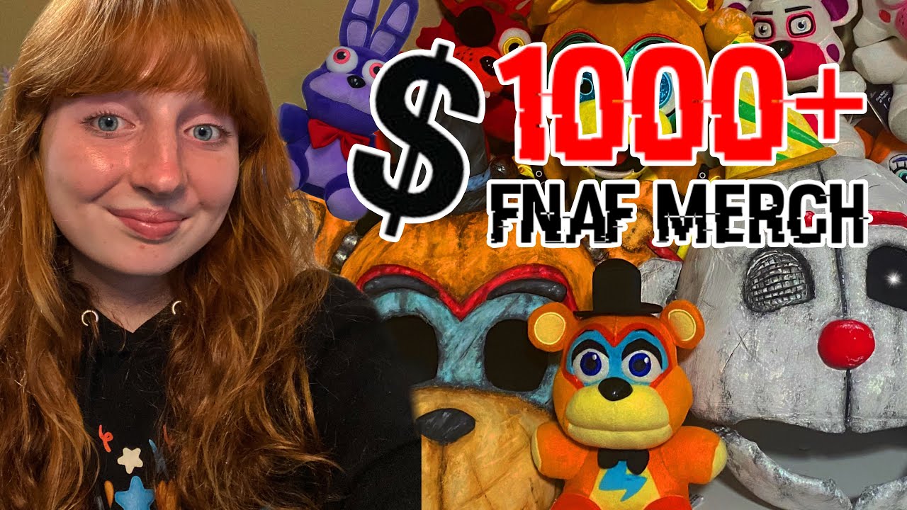 My $1000 FNAF Merch Collection 2024 | Five Nights at Freddy&rsquo;s Merch Tour
