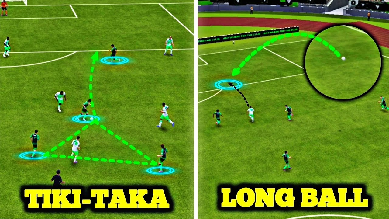 Cara Melakukan Tiki-taka Dan Long Ball Di FC Mobile // EA SPORTS 25